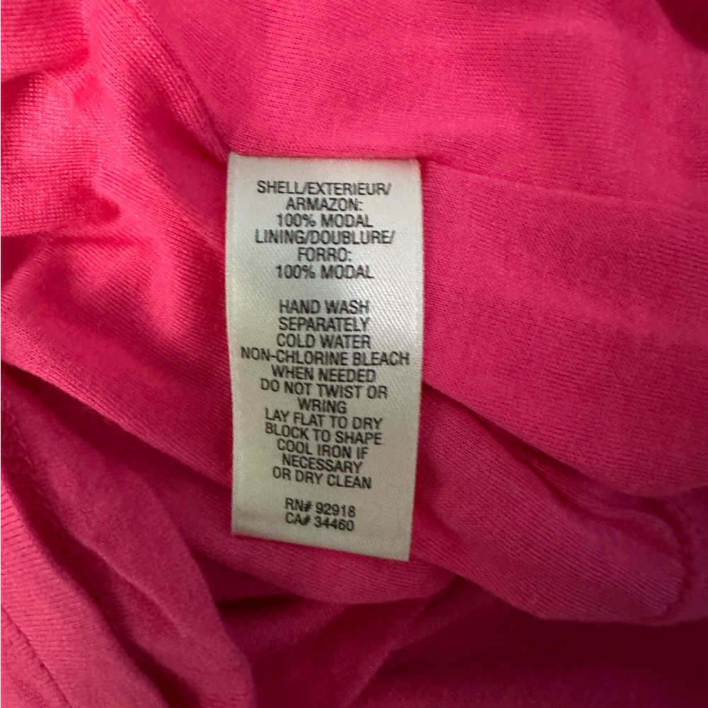 Juicy Couture Hot Pink Strapless Elastic Tube Top Mini Dress Ruffle Skirt Medium - Picture 6 of 7